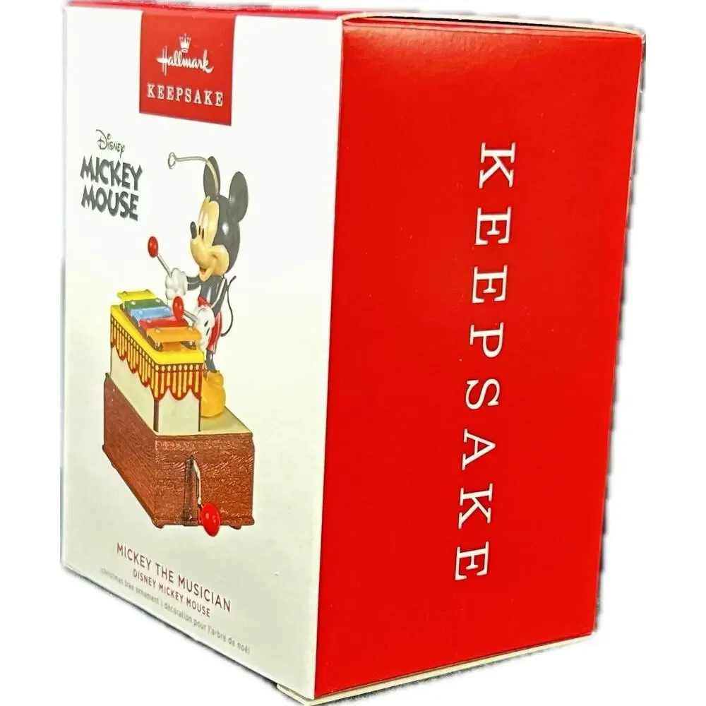Hallmark MICKEY THE MUSICIAN Disney 2022 Keepsake Magic Ornament‎ Sound Motion